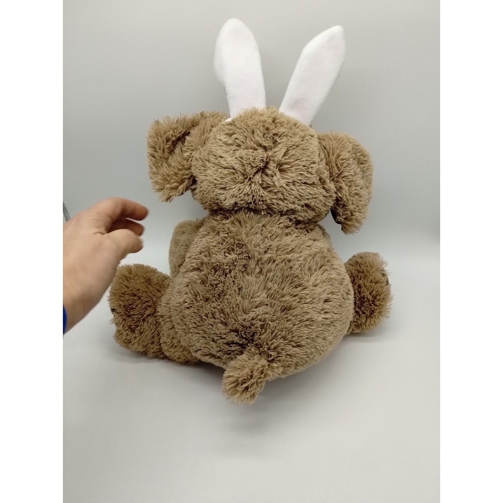 Russell Stover Bunny Dog Plush Cocoa Brown Puppy Stuffed Animal Easter Ears 13" - Picture 4 of 10